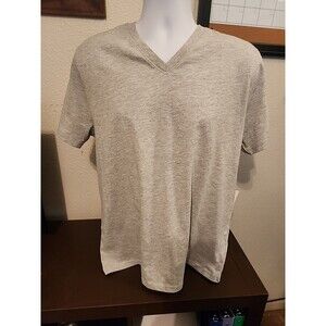 Men's Forever 21 Gray V-neck T-Shirt Size L NWT